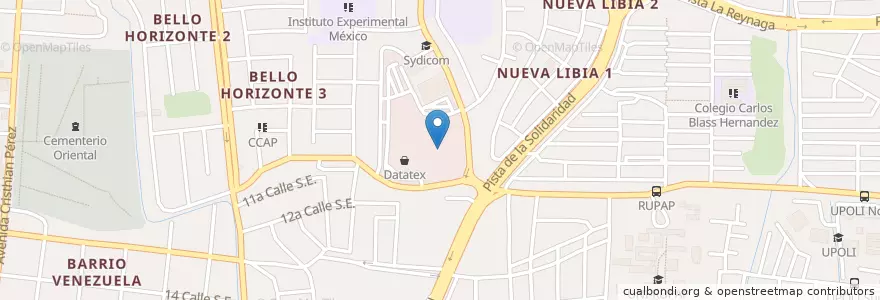 Mapa de ubicacion de Burger King en Никарагуа, Departamento De Managua, Managua (Municipio).