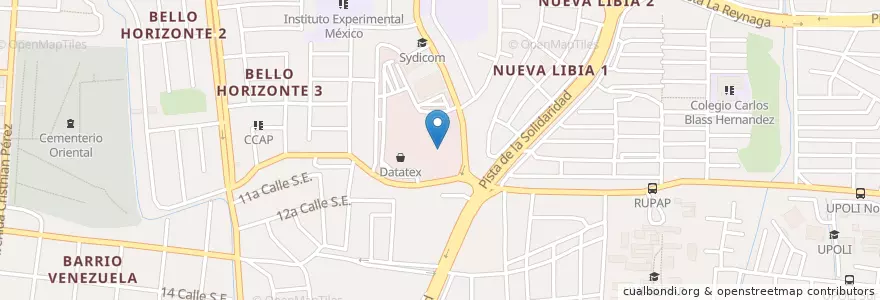 Mapa de ubicacion de Pollo Campero en Никарагуа, Departamento De Managua, Managua (Municipio).