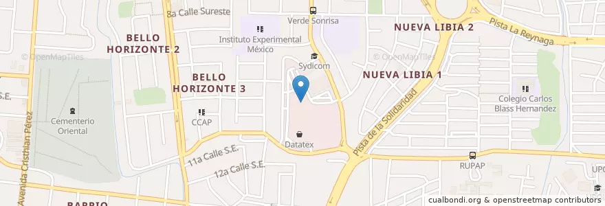 Mapa de ubicacion de Cinemas en Nikaragua, Departamento De Managua, Managua (Municipio).