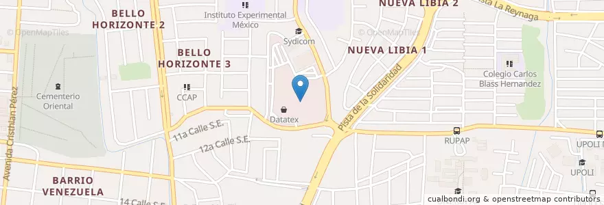 Mapa de ubicacion de Loli en نيكاراجوا, Departamento De Managua, Managua (Municipio).