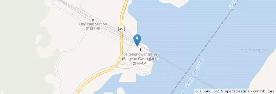 Mapa de ubicacion de 밝은광장 Bike Cafe en South Korea, Gyeonggi-Do, Namyangju-Si.