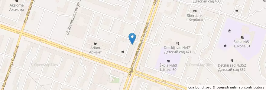 Mapa de ubicacion de Живика en Russie, District Fédéral De L'Oural, Oblast De Tcheliabinsk, Челябинский Городской Округ.