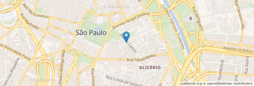 Mapa de ubicacion de Ponto de Táxi Popa Tempo en ブラジル, 南東部地域, サンパウロ, Região Geográfica Intermediária De São Paulo, Região Metropolitana De São Paulo, Região Imediata De São Paulo, サンパウロ.