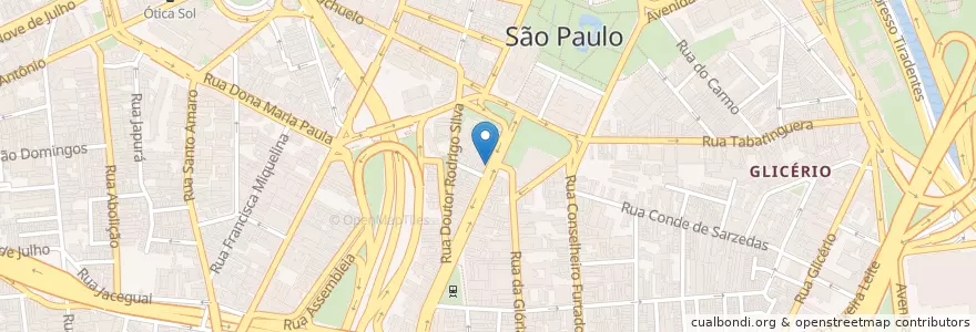 Mapa de ubicacion de Ponto de Táxi Forum Central en برزیل, منطقه جنوب شرقی برزیل, سائوپائولو, Região Geográfica Intermediária De São Paulo, Região Metropolitana De São Paulo, Região Imediata De São Paulo, سائوپائولو.