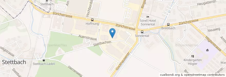 Mapa de ubicacion de Kinderhaus Imago en Schweiz/Suisse/Svizzera/Svizra, Zürich, Bezirk Uster, Dübendorf.
