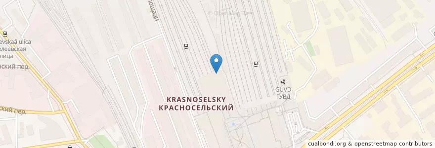 Mapa de ubicacion de Orange Cafe en Россия, Центральный Федеральный Округ, Москва, Центральный Административный Округ, Красносельский Район.