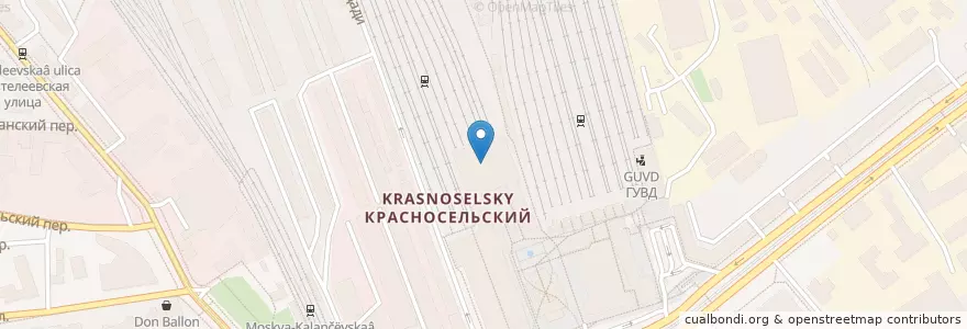 Mapa de ubicacion de Гранд Гриль en Rússia, Distrito Federal Central, Москва, Центральный Административный Округ, Красносельский Район.