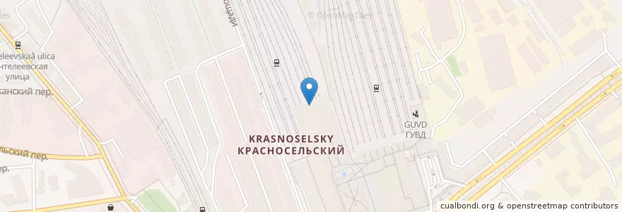 Mapa de ubicacion de Чебурек без границ en Russia, Central Federal District, Moscow, Central Administrative Okrug, Krasnoselsky District.
