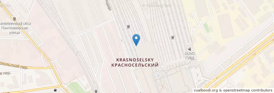 Mapa de ubicacion de WOW!Кофе en Rússia, Distrito Federal Central, Москва, Центральный Административный Округ, Красносельский Район.