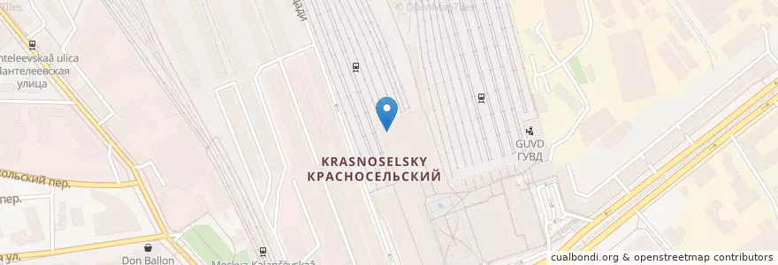 Mapa de ubicacion de Гранд Хаус en ロシア, 中央連邦管区, モスクワ, Центральный Административный Округ, Красносельский Район.