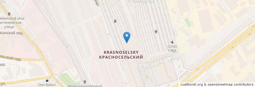Mapa de ubicacion de Мистер Картошка en Rusia, Distrito Federal Central, Москва, Distrito Administrativo Central, Красносельский Район.