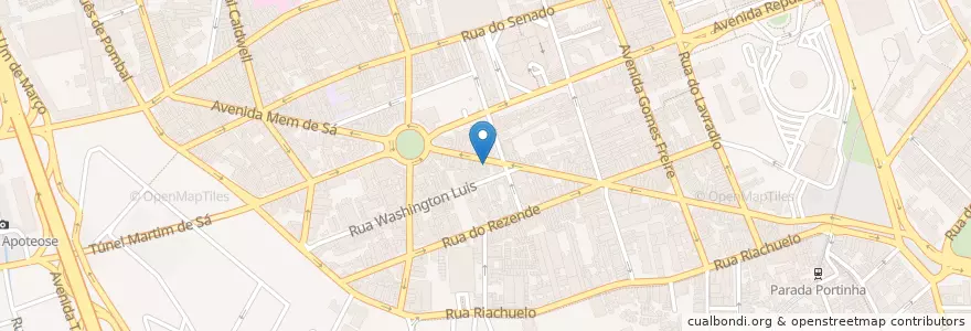 Mapa de ubicacion de Igreja Contemporânea en Brazilië, Regio Zuidoost, Rio De Janeiro, Região Geográfica Imediata Do Rio De Janeiro, Região Metropolitana Do Rio De Janeiro, Região Geográfica Intermediária Do Rio De Janeiro, Rio De Janeiro.
