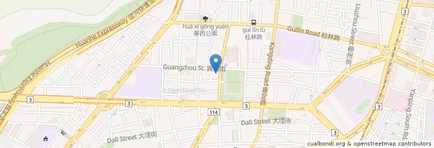 Mapa de ubicacion de 萬華瀚群骨科診所 en 臺灣, 新北市, 臺北市, 萬華區.