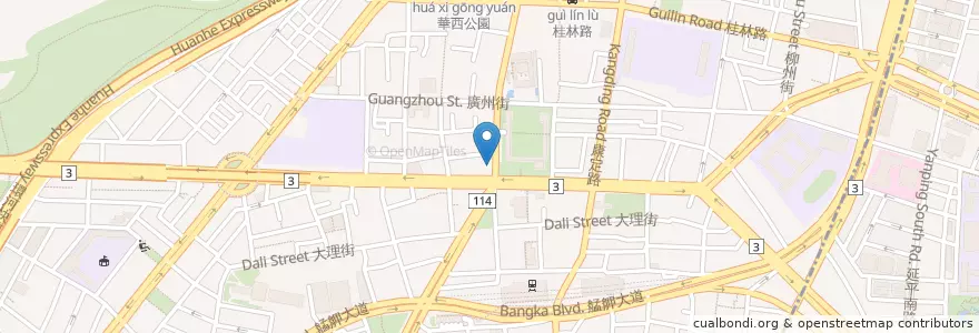 Mapa de ubicacion de 小南鄭記 en 臺灣, 新北市, 臺北市, 萬華區.