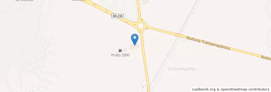 Mapa de ubicacion de Posto 2000 en Бразилия, Северный Регион, Пара, Região Geográfica Intermediária De Marabá, Microrregião De Marabá, Marabá.