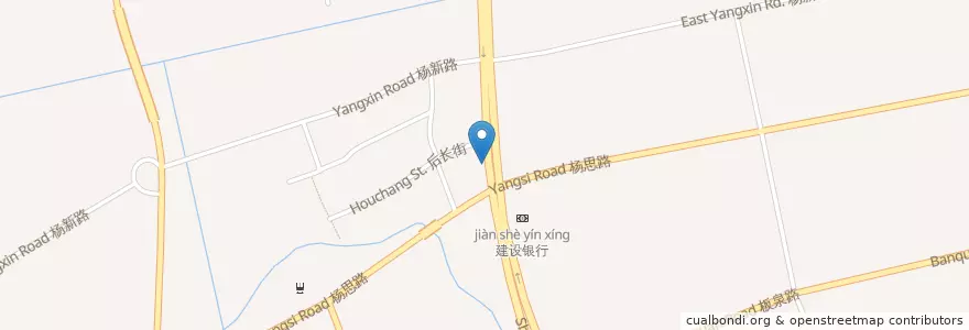 Mapa de ubicacion de 中国农业银行ABC en 中国, 上海市, 浦东新区.