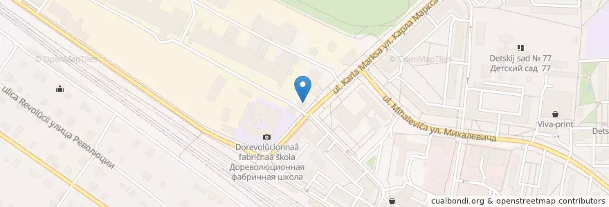 Mapa de ubicacion de МКБ en روسيا, Центральный Федеральный Округ, محافظة موسكو, Раменский Городской Округ.