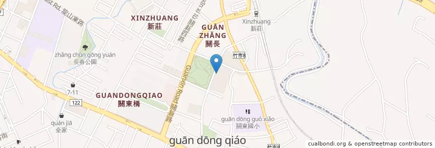Mapa de ubicacion de Nu Pasta en تايوان, مقاطعة تايوان, سين شو, 東區.