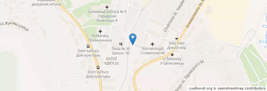 Mapa de ubicacion de Столовая en روسيا, منطقة فيدرالية جنوبية, Севастополь, Севастополь, Балаклавский Район, Балаклавский Округ.