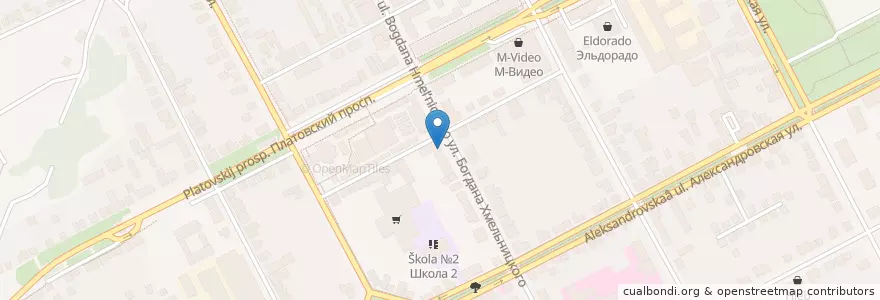 Mapa de ubicacion de Стомсервис en ロシア, 南部連邦管区, ロストフ州, Городской Округ Новочеркасск.