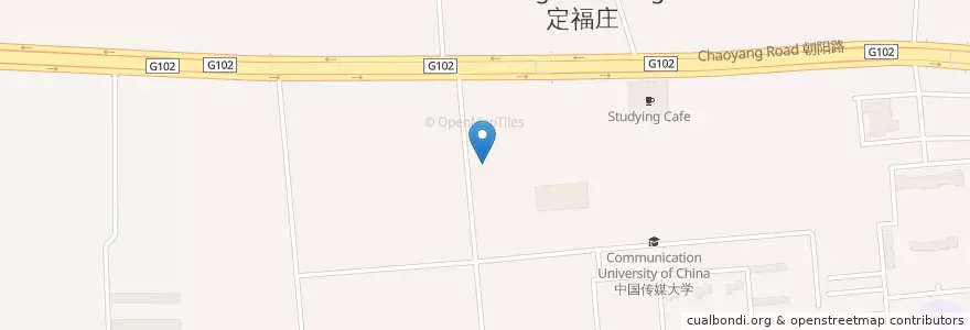Mapa de ubicacion de 风味餐厅 en Китай, Пекин, Хэбэй, Район Чаоян.