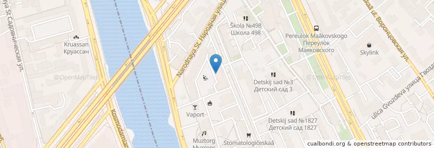 Mapa de ubicacion de Участковый пункт полиции №4 en Rússia, Distrito Federal Central, Москва, Центральный Административный Округ, Таганский Район.