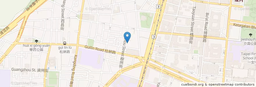 Mapa de ubicacion de 耶穌救主堂 en Taïwan, Nouveau Taipei, Taipei, 萬華區.