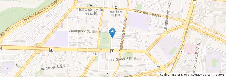 Mapa de ubicacion de 新富區民活動中心 en 臺灣, 新北市, 臺北市, 萬華區.