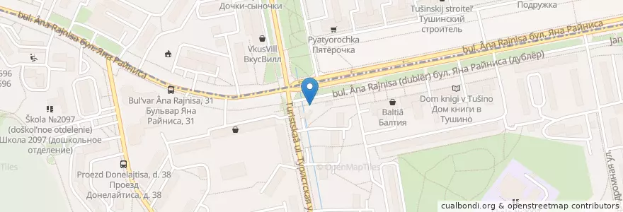Mapa de ubicacion de Рынок выходного дня en ロシア, 中央連邦管区, モスクワ, Северо-Западный Административный Округ.