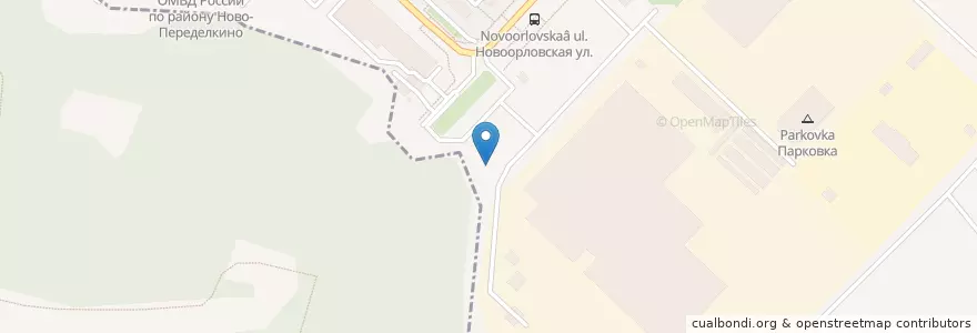 Mapa de ubicacion de Библиотека en Rusland, Centraal Federaal District, Moskou, Западный Административный Округ, Район Ново-Переделкино.