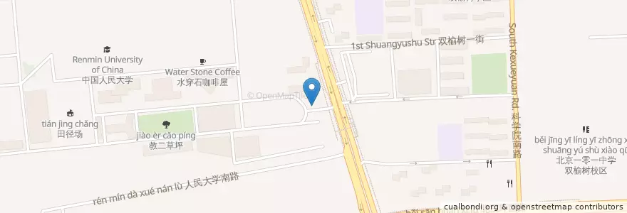 Mapa de ubicacion de 校卫队 en 중국, 베이징시, 허베이성, 海淀区.