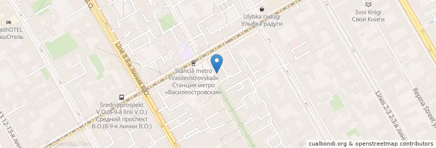 Mapa de ubicacion de Ketch Up Burgers en Russie, District Fédéral Du Nord-Ouest, Oblast De Léningrad, Saint-Pétersbourg, Василеостровский Район, Округ № 7.