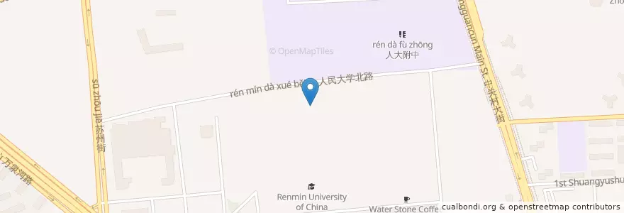Mapa de ubicacion de 便民市场 en 中国, 北京市, 河北省, 海淀区.