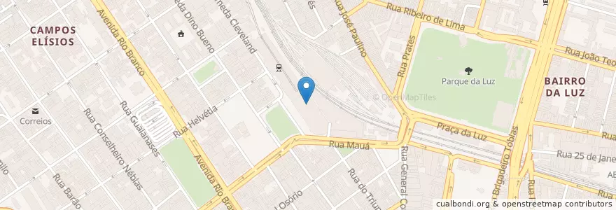Mapa de ubicacion de Centro Cultural Júlio Prestes en 巴西, 东南部, 圣保罗, Região Geográfica Intermediária De São Paulo, Região Metropolitana De São Paulo, Região Imediata De São Paulo, 聖保羅.