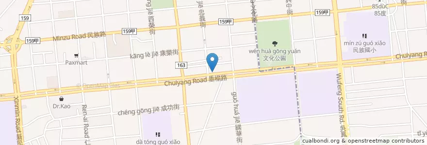 Mapa de ubicacion de 佳寶婦產科 en تايوان, مقاطعة تايوان, شيا يي, مقاطعة شياي.