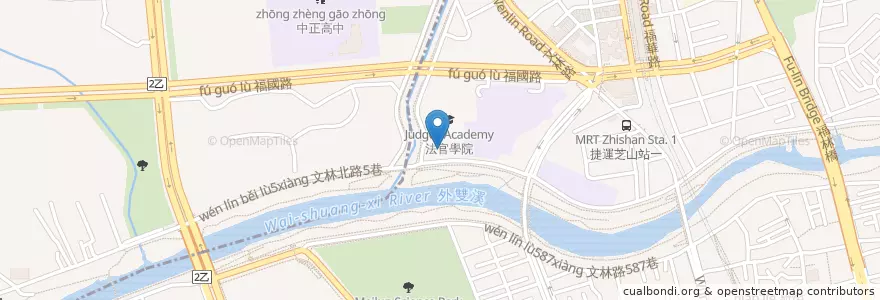 Mapa de ubicacion de 地下停車場 en Тайвань, Новый Тайбэй, Тайбэй, Шилинь.