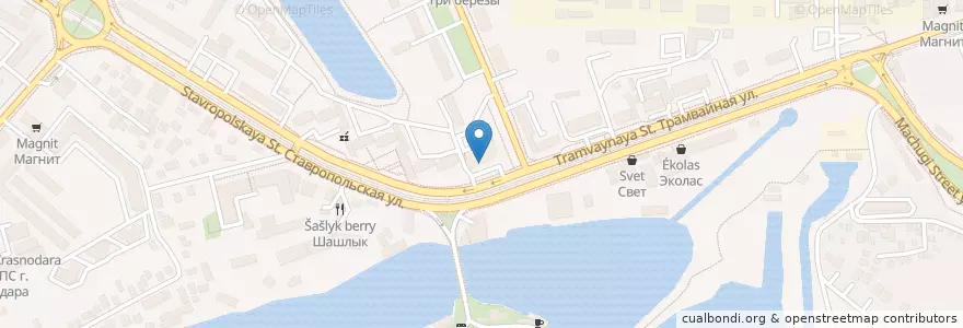 Mapa de ubicacion de Клиницист en ロシア, 南部連邦管区, クラスノダール地方, Городской Округ Краснодар.