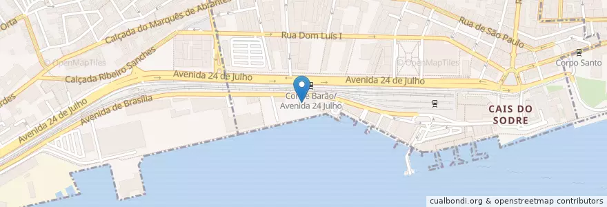 Mapa de ubicacion de Lust in Rio en ポルトガル, Área Metropolitana De Lisboa, Lisboa, Grande Lisboa, Misericórdia.