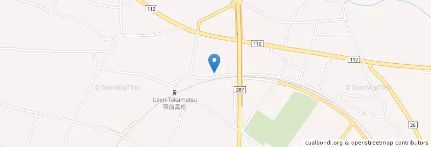 Mapa de ubicacion de 出雲太神社 en Japan, Präfektur Yamagata, 寒河江市.
