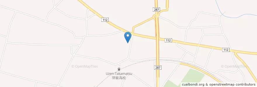 Mapa de ubicacion de 菊地歯科医院 en Япония, Ямагата, 寒河江市.