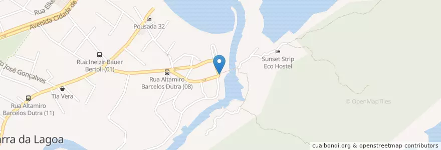 Mapa de ubicacion de Quiosque Silva en Brezilya, Güney Bölgesi, Santa Catarina, Microrregião De Florianópolis, Região Geográfica Intermediária De Florianópolis, Florianópolis.