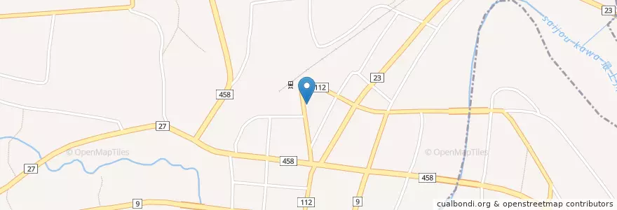 Mapa de ubicacion de 関野家 en اليابان, 山形県, 西村山郡, 大江町.