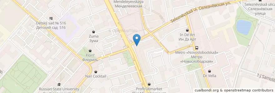 Mapa de ubicacion de Grand Урюк en Russia, Distretto Federale Centrale, Москва, Центральный Административный Округ, Тверской Район.