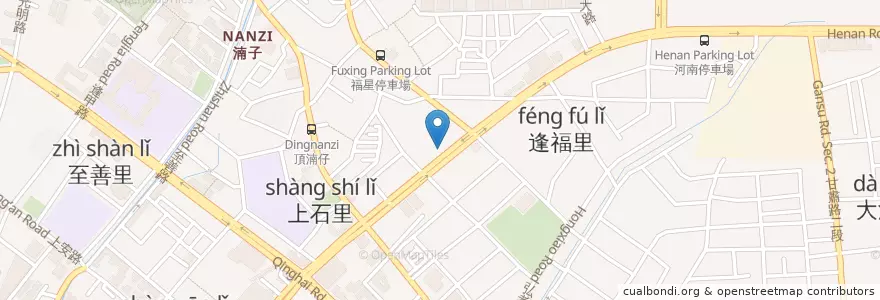 Mapa de ubicacion de 傑出診所 en 台湾, 台中市, 西屯区.