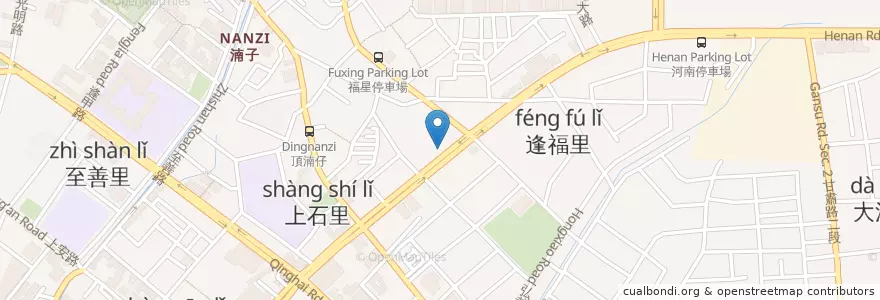 Mapa de ubicacion de 東亞藥師藥局 en 타이완, 타이중 시, 시툰 구.