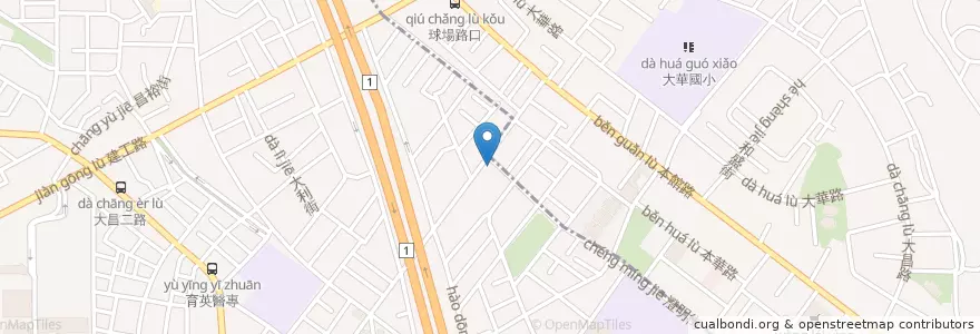 Mapa de ubicacion de 早安美芝城 en Tayvan, Kaohsiung, 三民區.