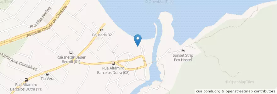 Mapa de ubicacion de Restaurante 2 Irmãos en Brasilien, Süden, Santa Catarina, Microrregião De Florianópolis, Região Geográfica Intermediária De Florianópolis, Florianópolis.