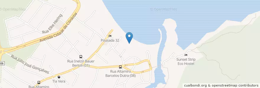 Mapa de ubicacion de Deck 6 en Brasilien, Süden, Santa Catarina, Microrregião De Florianópolis, Região Geográfica Intermediária De Florianópolis, Florianópolis.