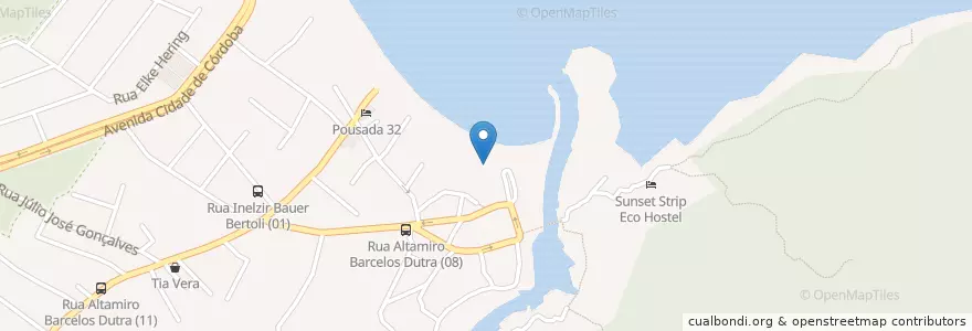Mapa de ubicacion de Restaurante Beira Mar en Brasile, Regione Sud, Santa Catarina, Microrregião De Florianópolis, Região Geográfica Intermediária De Florianópolis, Florianópolis.