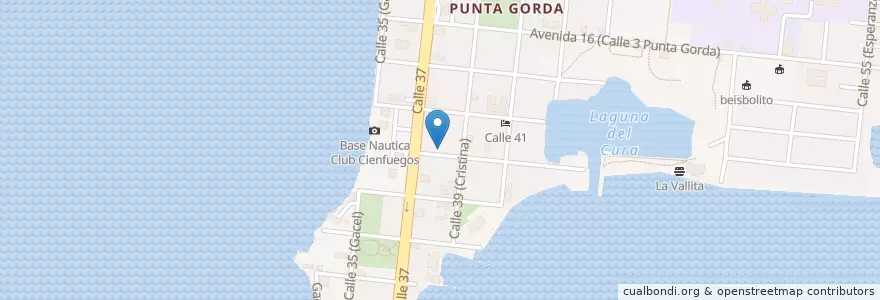 Mapa de ubicacion de Clinica Internacional en Cuba, Cienfuegos, Cienfuegos, Ciudad De Cienfuegos.